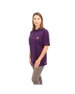 ESD Polo Shirts Short Sleeved in Purple