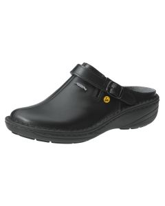 A stylish and comfortable ESD Occupational clog with adjustable heel strap