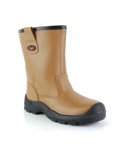 The 9049 rigger boot with protective toe cap with scuff guard