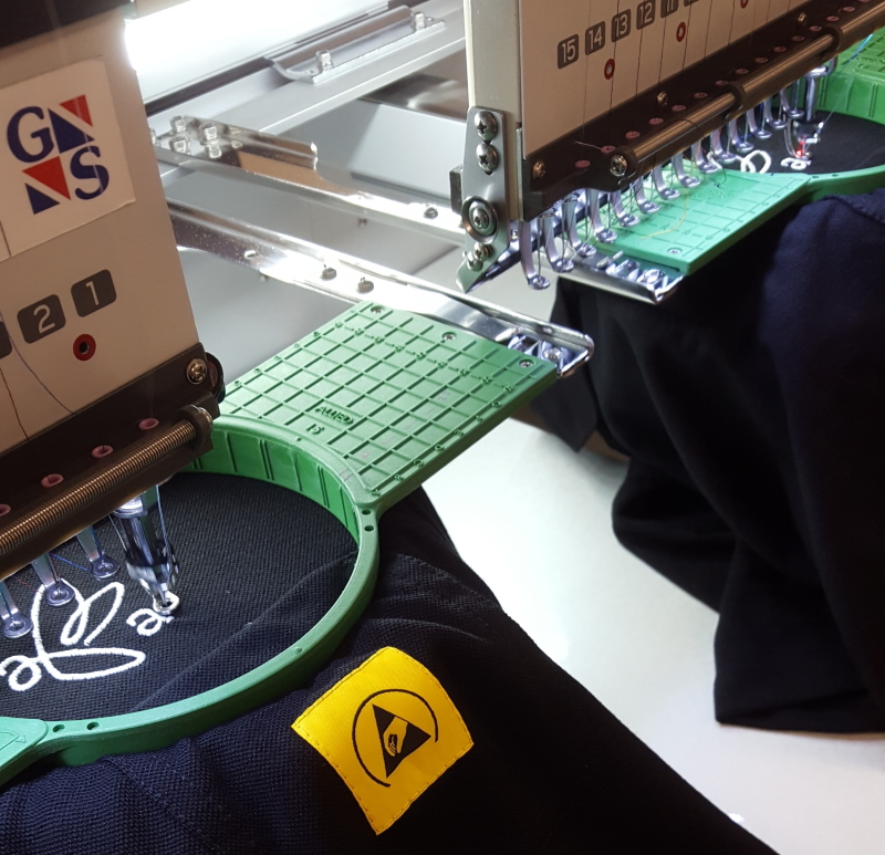 In-house embroidery